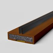 Pyroplex 15mm x 4mm Fire Seal with Twin Flipper BROWN
