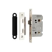 Nickel Plated Silver WC Bathroom Lock - 2.5" (64mm) image