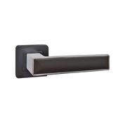 Alto Flat Black &amp; Chrome Plated Square Rose Handle image