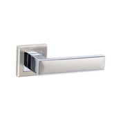 Alto Nickel Brushed &amp; Polished Chrome Square Rose Handle (End of Line)