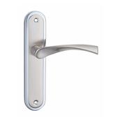 Apollo Silver Backplate Handle - Backplate Latch (Per Pair)