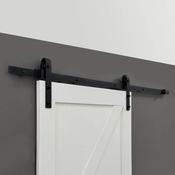 Black Barn Door Track
