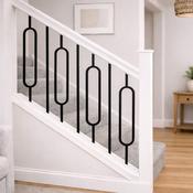 Black Oval Spindle