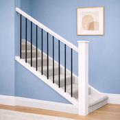 Black Plain Square Spindle