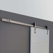 Brushed Steel Barn Door Track