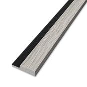 Grey Aqua Slatwall Right Trim - 2400 x 42 x 12mm