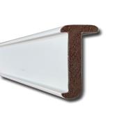 White Primed Double Door J-Strip
