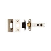 Nickel Plated Silver 3" Bolt Through Tubular Latch image