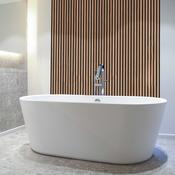 Oak Aqua Slatwall Panel - 120 x 12 x 2400mm