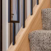 Oak Veneered Baserail (13mm Infill) - Standard Length (4200mm)