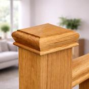 Oak Pyramid Newel Cap