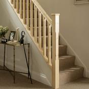 Redwood Pine Chamfered Spindle