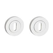 Polished Chrome Round Escutcheon Set