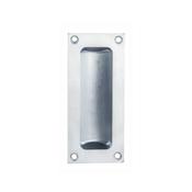 Satin Chrome 4" Flush Pull Handle image