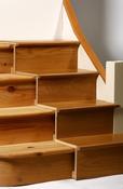 Oak Veneer Stairclad System - Single Tread Extension Piece image