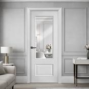 Toledo White Primer Plus 1 Lite Pre-Glazed Door (35mm) - 78" x 30" (1981 x 762 x 35mm)