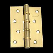 Satin Brass 4" (100mm) Slimline Ball Bearing Hinge image