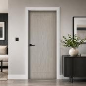 Salerno Nova Grey Laminate Door (35mm) - 78" x 33" (1981 x 838 x 35mm) image