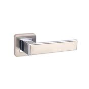 Alto Nickel Brushed &amp; Polished Chrome Square Rose Handle image