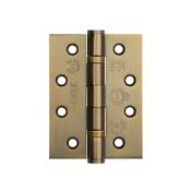 Antique Brass 4" (100mm) Grade 13 Bearing Hinge image