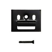 Black Hidden Metal Clip for Slatwall Cladding