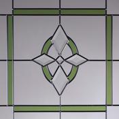 4mm Decorative Bevelled Lead Glass