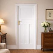 Edwardian White Primed Door (40mm) - 78" x 27" (1981 x 686 x 40mm) image