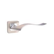 Incus Nickel Brushed &amp; Polished Chrome Square Rose Handle image