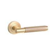Knurled Satin Brass Handle image