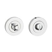 Polished Chrome WC Round Thumbturn Set image