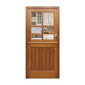 Stable Mahogany 4 Lite Pre-Glazed Door (44mm) - 78" x 30" (1981 x 762 x 44mm) image