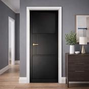 Tribeca Black Primer Plus 3 Panel Door (40mm) - 78" x 27" (1981 x 686 x 40mm) image