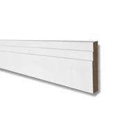 White Primed Stepped Skirting