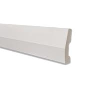 White PS Plastic Bevelled Architrave