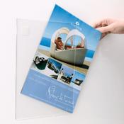 Acrylic Wall Mounted Pockets for Posters and Signs MA4P plus Tape - Douglas Displays Limited