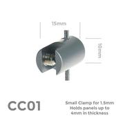 CC01 Small Clamp - Douglas Displays Limited image