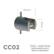 CC02 Large Clamp - Douglas Displays Limited