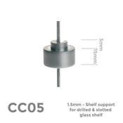CC05 Shelf Support for Drilled Panel - Douglas Displays Limited image