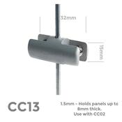 CC13 Double Vertical Panel Holder - Douglas Displays Limited image