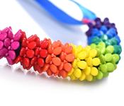 ‏Rainbow Necklace Friday Freebie