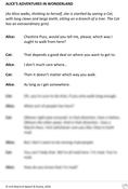 Alice's Adventures In Wonderland (Alice and Cat Speaking)