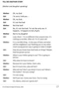Tell Me Another Story (Mother and Daughter Speaking)