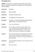 The Wizard Of Oz (Scarecrow and Dorothy Speaking)