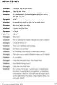 Waiting For Godot (Vladimir and Estragon Speaking)