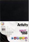 PREMIER ACTIVITY RANGE A4 160gsm CARD 40 Sheets, Black image