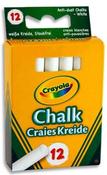 CRAYOLA Anti-Dust Chalk 12 Pack, White image