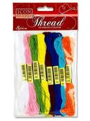 ICON CRAFTY Pack of 8 Embroidery Threads image