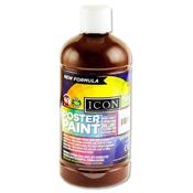 ICON Poster Paint 500ml - BROWN (BURNT UMBER)