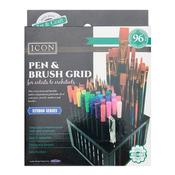 Icon Pen &amp;amp; Brush Grid Organiser image
