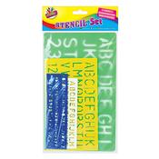 ARTBOX 4 Stencil Set Assorted Colours image